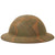 Original U.S. WWI M1917 Doughboy Helmet With Subdued Camouflage Pattern Paint - Full Liner & Partial Chinstrap Original Items