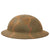 Original U.S. WWI M1917 Doughboy Helmet With Subdued Camouflage Pattern Paint - Full Liner & Partial Chinstrap Original Items