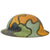 Original U.S. WWI Scarce Named 14th Engineers Camouflage Painted M1917 Doughboy Helmet - Complete - Among First Troops to Arrive at the Front Original Items