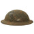 Original U.S. WWI M1917 Camouflage Skull & Crossbones Painted Steel Combat Helmet - Liner - Possibly 20th Division Original Items