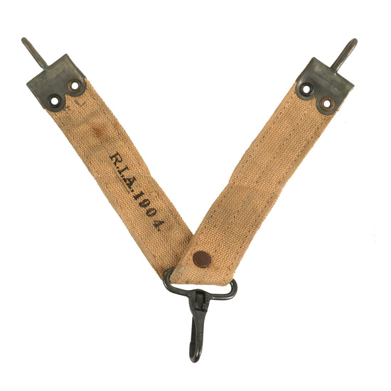 Original U.S. WWI Era M-1902 Canteen Adapter for M1878 Canteens by Rock Island Arsenal - Dated 1904 & 1905 Original Items