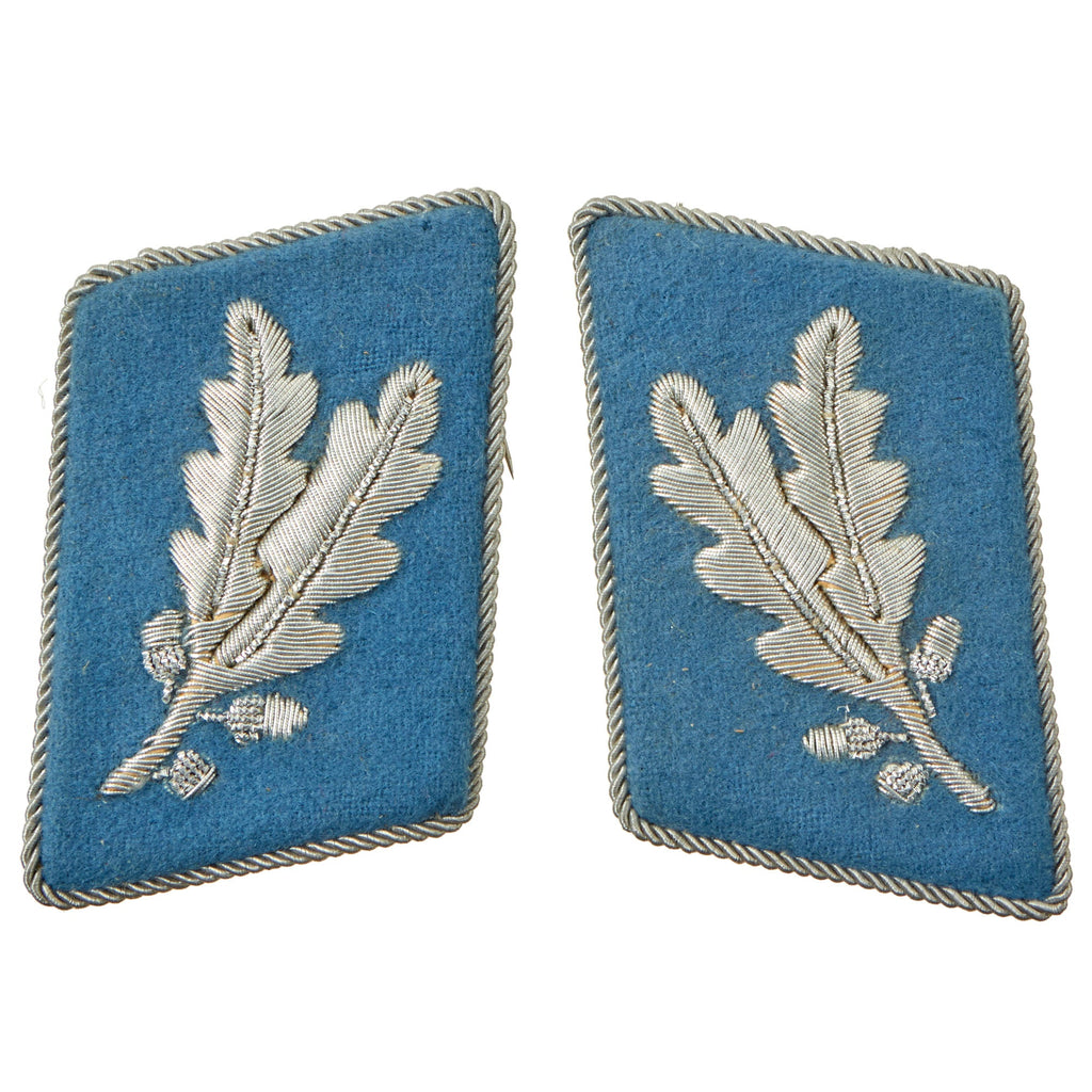 Original German WWII SA Gruppe Hochland SA-Oberführer Matched Pair of Collar Tabs with RZM Tag Original Items