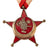 Original Turkish WWI Gallipoli Star Ottoman War Enamel Medal with Austrian Style Mount Ribbon Original Items