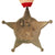 Original Turkish WWI Gallipoli Star Ottoman War Enamel Medal with Austrian Style Mount Ribbon Original Items
