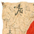 Original Japanese WWII Battle Damaged and Stained Hand Painted Cloth Good Luck Flag With Lots of Signatures - 27 x 33” Original Items