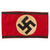 Original German WWII SS Member's Multi-Piece Cotton Armband with BeVo SS RZM Tag - Schutzstaffel Original Items