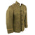 Original U.S. WWI AEF Tank Corps Captain’s Uniform with Bullion Captain’s Insignia - Heavy Damage Original Items