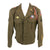 Original U.S. WWII Named 82nd Airborne Division Headquarters Ike Jacket with DUI on Shoulder Boards Original Items
