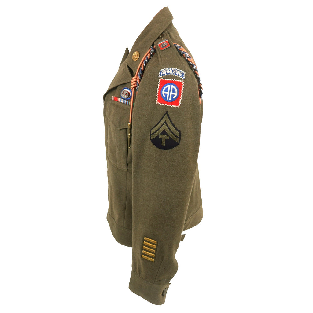 Original U.S. WWII Named 82nd Airborne Division Headquarters Ike Jacke ...