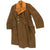 Original WWII German NSDAP Brown Wool Mantel Greatcoat with RZM Tag Original Items
