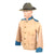 Original U.S. Spanish American War 2nd Infantry Regiment Captain’s M1898 Tropical Coat with Private Purchase Officer’s Campaign Hat - Hand Sewn Construction Original Items