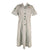 Original U.S. Korean War Female Marine Seersucker Pinstripe Dress with Insignia & National Defense Ribbon Original Items
