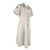 Original U.S. Korean War Female Marine Seersucker Pinstripe Dress with Insignia & National Defense Ribbon Original Items