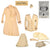 Original U.S. WWII Army Nurse Corps Hospital Dietician Uniform Grouping - Lieutenant Dorothy Galblum Original Items