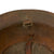 Original U.S. WWI M1917 Doughboy Helmet Shell with Panel Camouflage Paint & Liner Remnants Original Items