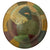 Original U.S. WWI British Made M1917 Doughboy Helmet Shell with Panel Camouflage Paint Original Items