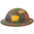 Original U.S. WWI Complete M1917 28th Infantry Division Doughboy Helmet Shell With Textured “Splotch” Camouflage Paint - Keystone Division Original Items