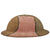 Original U.S. WWI M1917 Camouflage Painted Helmet with Wilmer Eye Shield Holes and Liner Original Items