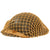 Original Canadian WWII Brodie MkII Steel Helmet by Aluminum Goods Company of Toronto-Complete with Helmet Net and Field Dressing - Dated 1942 (Exclusive) Original Items