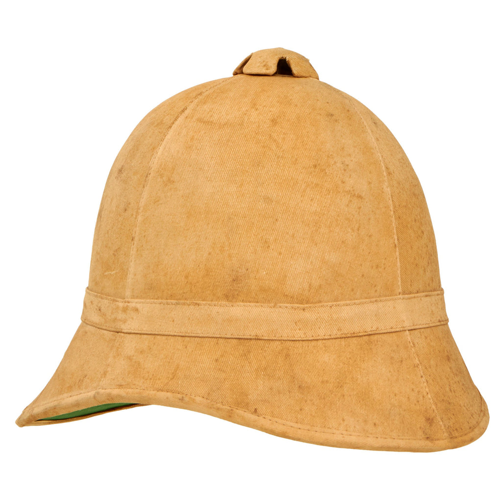 Original U.S. Spanish-American War Era Army Model 1889 Summer Tropical Sun Helmet by WM. Horstmann - Dated 1899 Original Items