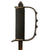 Original U.S. WWII First Pattern OSS Drop Knife with Scabbard made from Springfield Trapdoor Bayonet Original Items