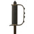 Original U.S. WWII First Pattern OSS Drop Knife with Scabbard made from Springfield Trapdoor Bayonet Original Items