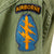 Original U.S. Vietnam War Special Forces Airborne OG-107 Utility Shirt to Master Sergeant with Senior Parachutist Badge Original Items
