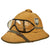 Original German WWII Service Worn First Model DAK Afrikakorps Sun Helmet with Eye Shields - size 57 Original Items