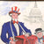 Original U.S. WWII Government Printing Office “We’ve Made A Monkey Out Of You” Framed Propaganda Poster With Artwork by J.H. King - 12¾ x 16¾” Original Items
