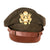 Original U.S. WWII Army Air Force Officer Crusher Cap With Rear Chin Strap - Size 7 Original Items