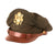 Original U.S. WWII Army Air Force Officer Crusher Cap With Rear Chin Strap - Size 7 Original Items