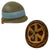 Original U.S. WWII Late War US Navy Beach Battalion NBB Painted McCord Rear Seam Swivel Bale M1 Helmet with Seaman Liner Original Items