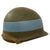 Original U.S. WWII Late War US Navy Beach Battalion NBB Painted McCord Rear Seam Swivel Bale M1 Helmet with Seaman Liner Original Items