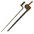 Original U.S. Excellent Springfield Trapdoor M1873 Rifle Socket Bayonet with U.S. Scabbard Original Items