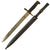 Original U.S. Spanish-American War Model 1892 Krag Rifle Bayonet and Scabbard - Dated 1897 Original Items