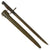 Original U.S. WWI P1913 Enfield Rifle & Trench Gun Bayonet by Remington with Scarce First Pattern M1917 Maxim Patent Scabbard - Dated 1917 Original Items