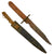 Original WWI Austro-Hungarian Fighting Knife with Modified “Bowie” Blade by Wlaszlovits Stoćsz & Steel Scabbard with Canvas Ersatz Belt Loop Original Items