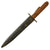 Original WWI Austro-Hungarian Fighting Knife with Modified “Bowie” Blade by Wlaszlovits Stoćsz & Steel Scabbard with Canvas Ersatz Belt Loop Original Items