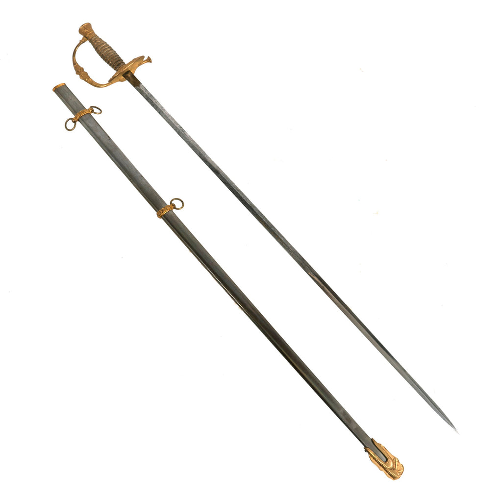 Original U.S. Grand Army of the Republic M1860 Officer Sword with Scabbard by G.W. Simmons & Co. of Boston - Circa 1880s Original Items