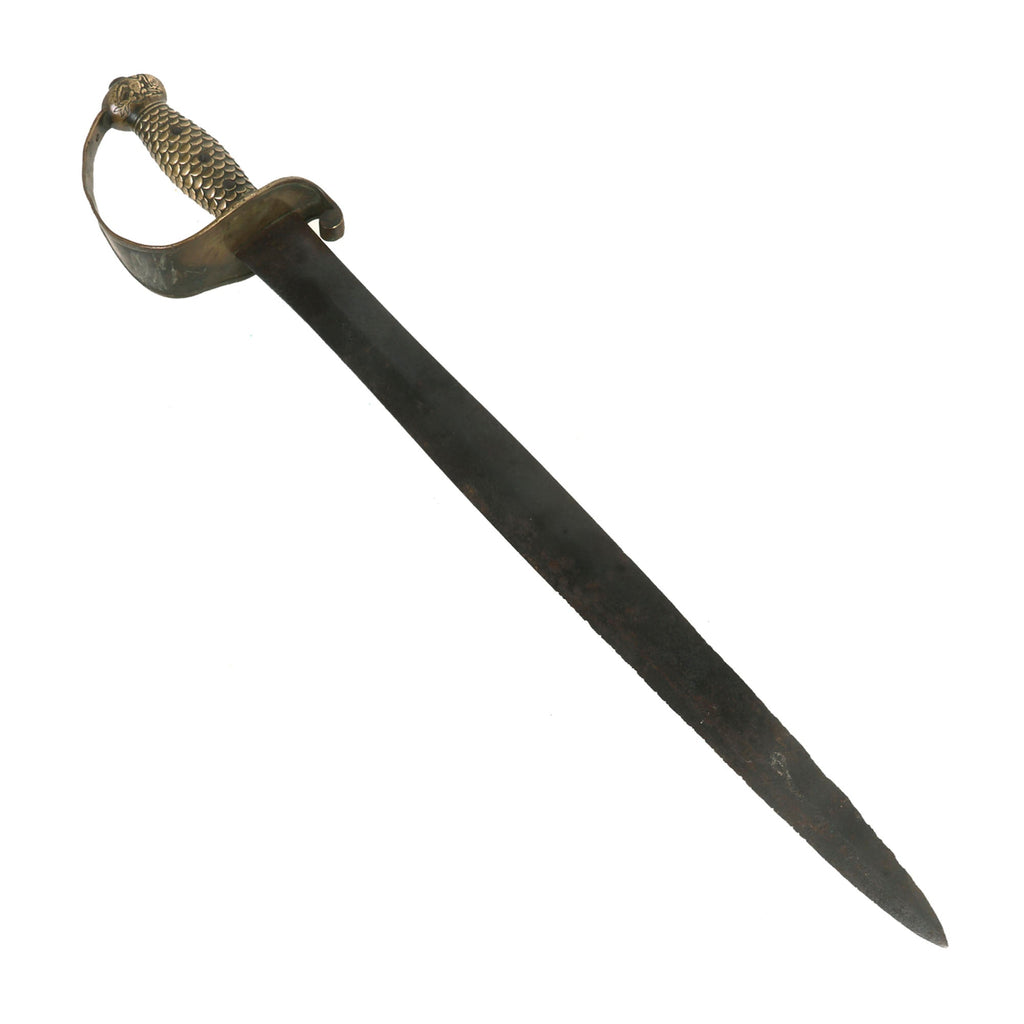 Original U.S. Civil War & Mexican-American War Rare M1841 Naval Cutlass by N.P. Ames - Dated 1846 Original Items