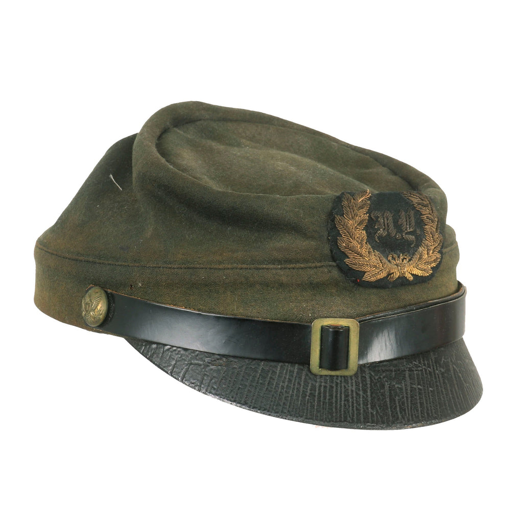 Original U.S. Civil War Union Army New York State McDowell Pattern Private Purchase M1858 Forage Cap Infantry Officer’s Kepi With Bullion NY Officer’s Insignia Original Items