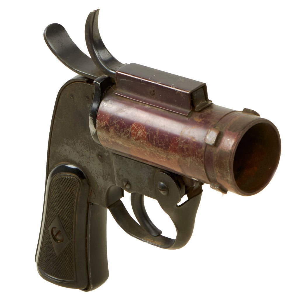 Original U.S. WWII M8 Pyrotechnic 1942 Dated 37mm Flare Signal Pistol by Eureka Vacuum Original Items