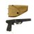 Original WWII U.S. Navy 10 Gauge Sedgley Mark 5 Signal Flare Pistol with Web Holster - Markings Scrubbed Original Items