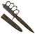 Original U.S. WWI Model 1918 Mark I Trench Knife by L. F. & C. with Modified Correct Steel Scabbard Original Items