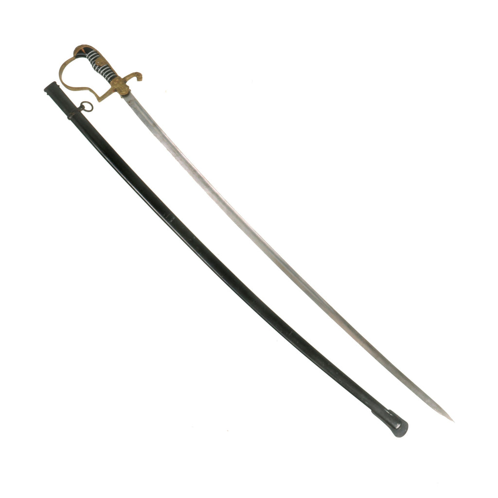 Original German WWII Army Officer Dove Head Sword by Max Weyersberg with Scabbard - WMW Waffen Original Items