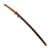 Original Japanese WWII Type 98 Shin-Gunto Katana Sword by NAGAMURA KIYONOBU with Leather Covered Aluminum Scabbard