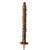Original Japanese WWII Type 98 Shin-Gunto Katana Sword by NAGAMURA KIYONOBU with Leather Covered Aluminum Scabbard
