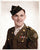 Original U.S. WWII Identified Tank Destroyer Ike Jacket with Photographs of Soldier Wearing it in 1945-6 and 2013 Original Items