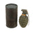 Original U.S. WWII Inert MkII Pineapple Grenade by OKK with Yellow Ring & M10A3 Fuze in Original Tube Original Items