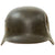 Original German WWII Battle Damaged M35 Single Decal Luftwaffe Helmet with 1940 Dated 56cm Liner - Stamped SE64 Original Items